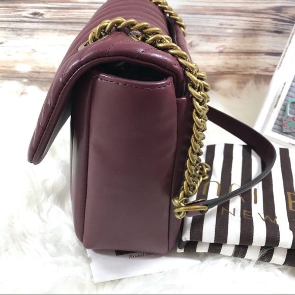 Henri Bendel 712 Convertible Shoulder Bag Oxblood - Picture 4 of 7
